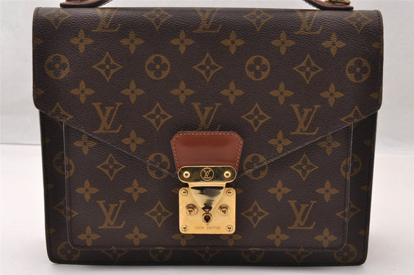 Authentic Louis Vuitton Monogram Monceau 2Way Shoulder Hand Bag M51185 LV 4240I