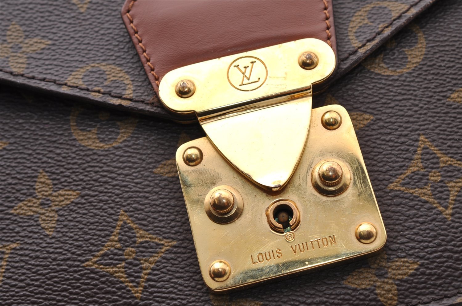 Authentic Louis Vuitton Monogram Monceau 2Way Shoulder Hand Bag M51185 LV 4240I
