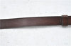 Authentic CELINE Shoulder Cross Body Bag Leather Brown 4241D