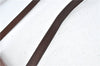 Authentic CELINE Shoulder Cross Body Bag Leather Brown 4241D