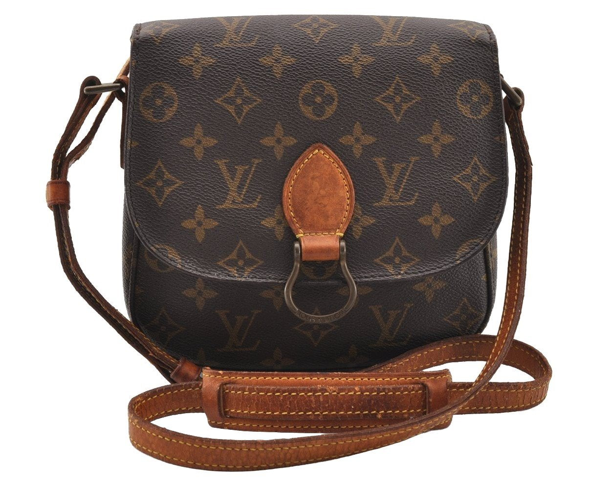 Authentic Louis Vuitton Monogram Saint Cloud MM M51243 Shoulder Cross Bag 4241I