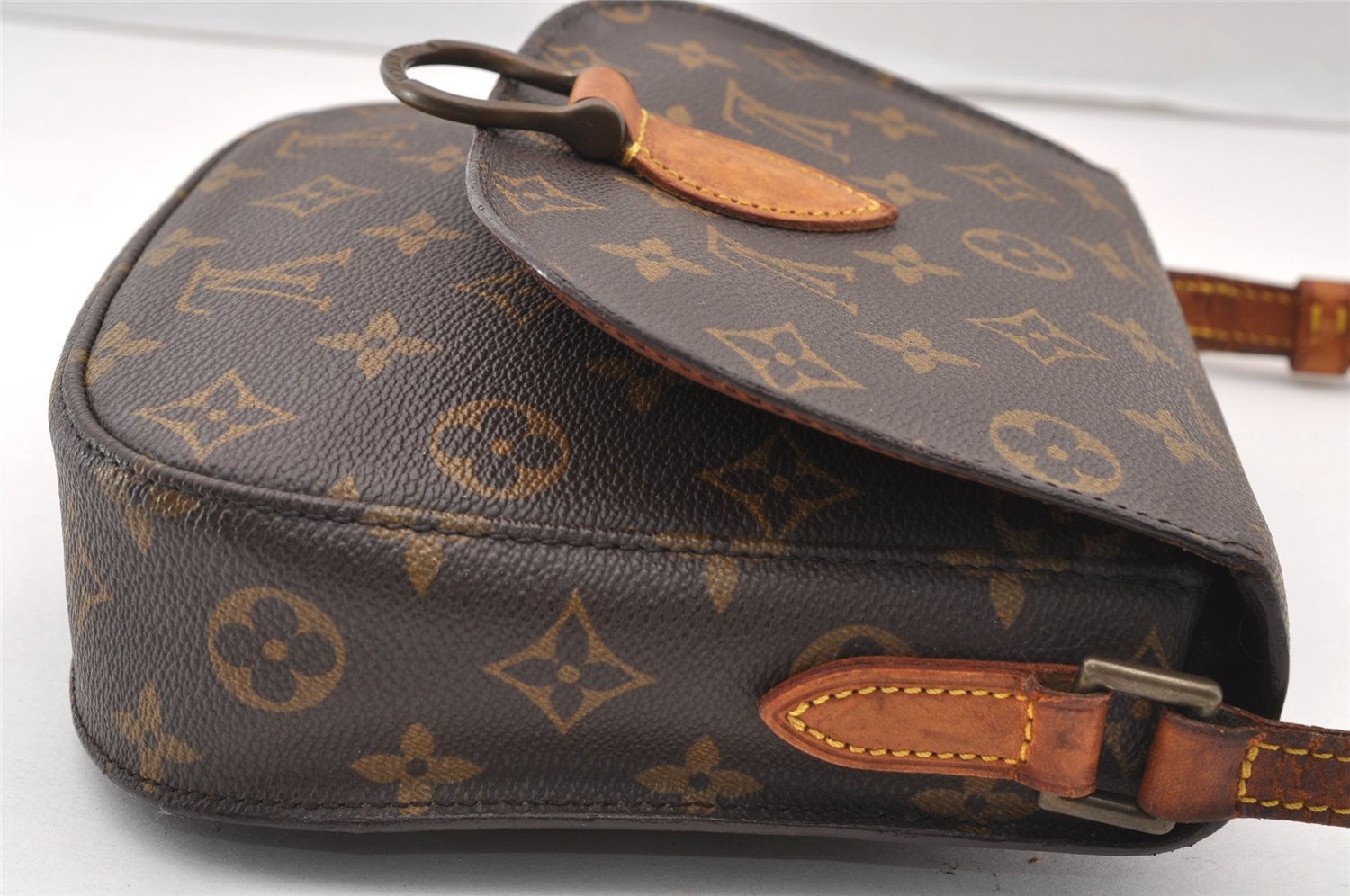 Authentic Louis Vuitton Monogram Saint Cloud MM M51243 Shoulder Cross Bag 4241I