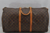 Authentic Louis Vuitton Monogram Keepall Bandouliere 55 M41414 Boston Bag 4242I
