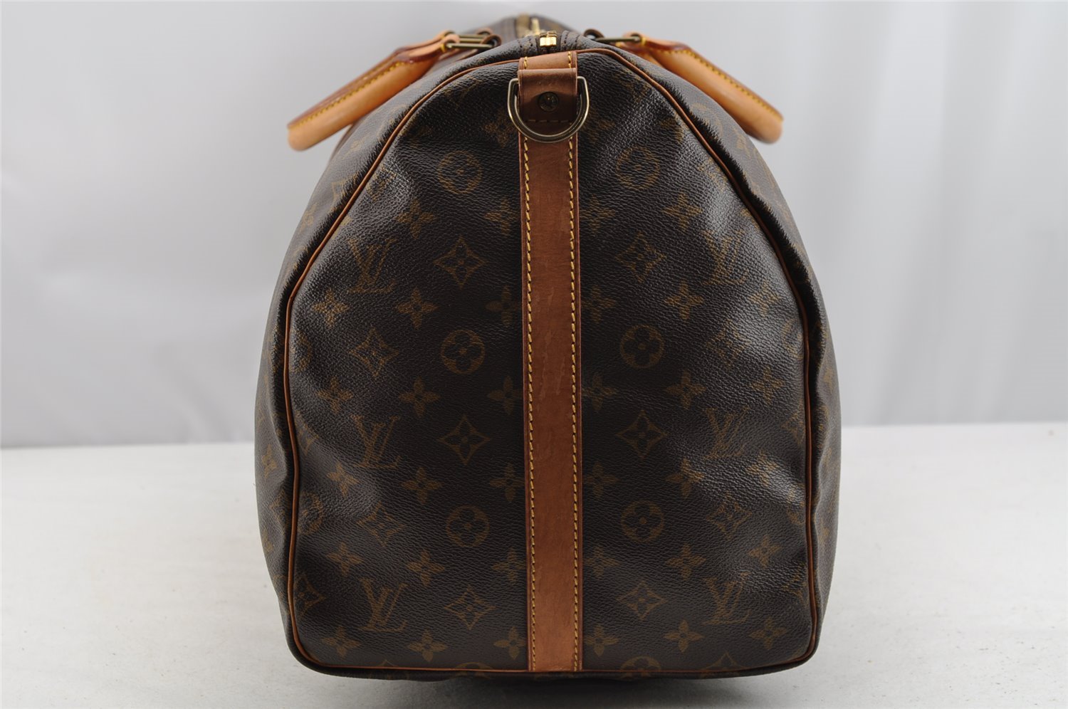 Authentic Louis Vuitton Monogram Keepall Bandouliere 55 M41414 Boston Bag 4242I