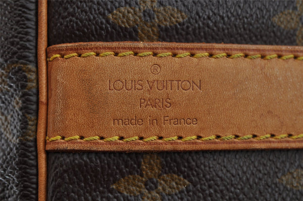 Authentic Louis Vuitton Monogram Keepall Bandouliere 55 M41414 Boston Bag 4242I