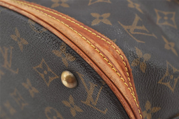 Authentic Louis Vuitton Monogram Bucket PM Shoulder Tote Bag M42238 Junk 4243I