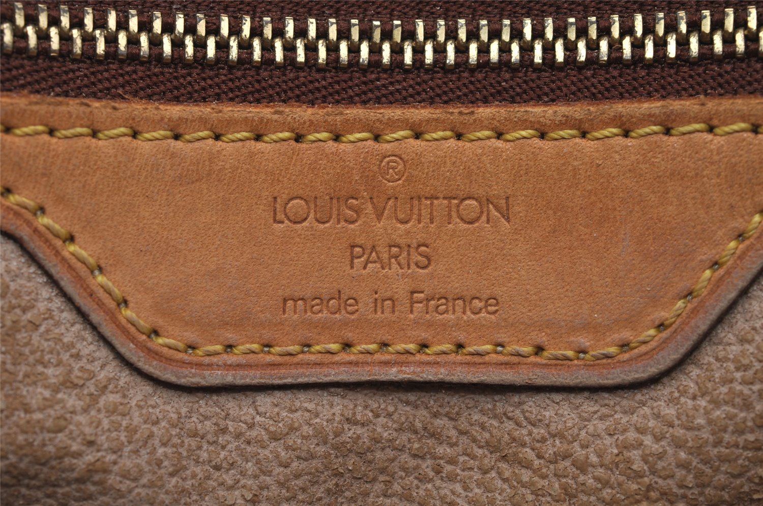 Authentic Louis Vuitton Monogram Bucket PM Shoulder Tote Bag M42238 Junk 4243I