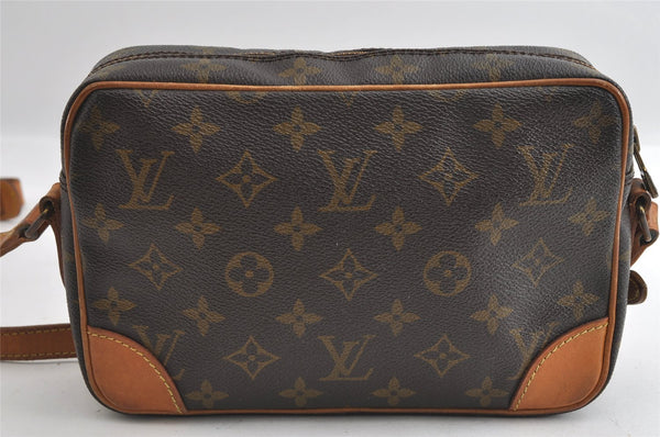 Authentic Louis Vuitton Monogram Trocadero 23 Shoulder Cross Bag M51276 LV 4244I