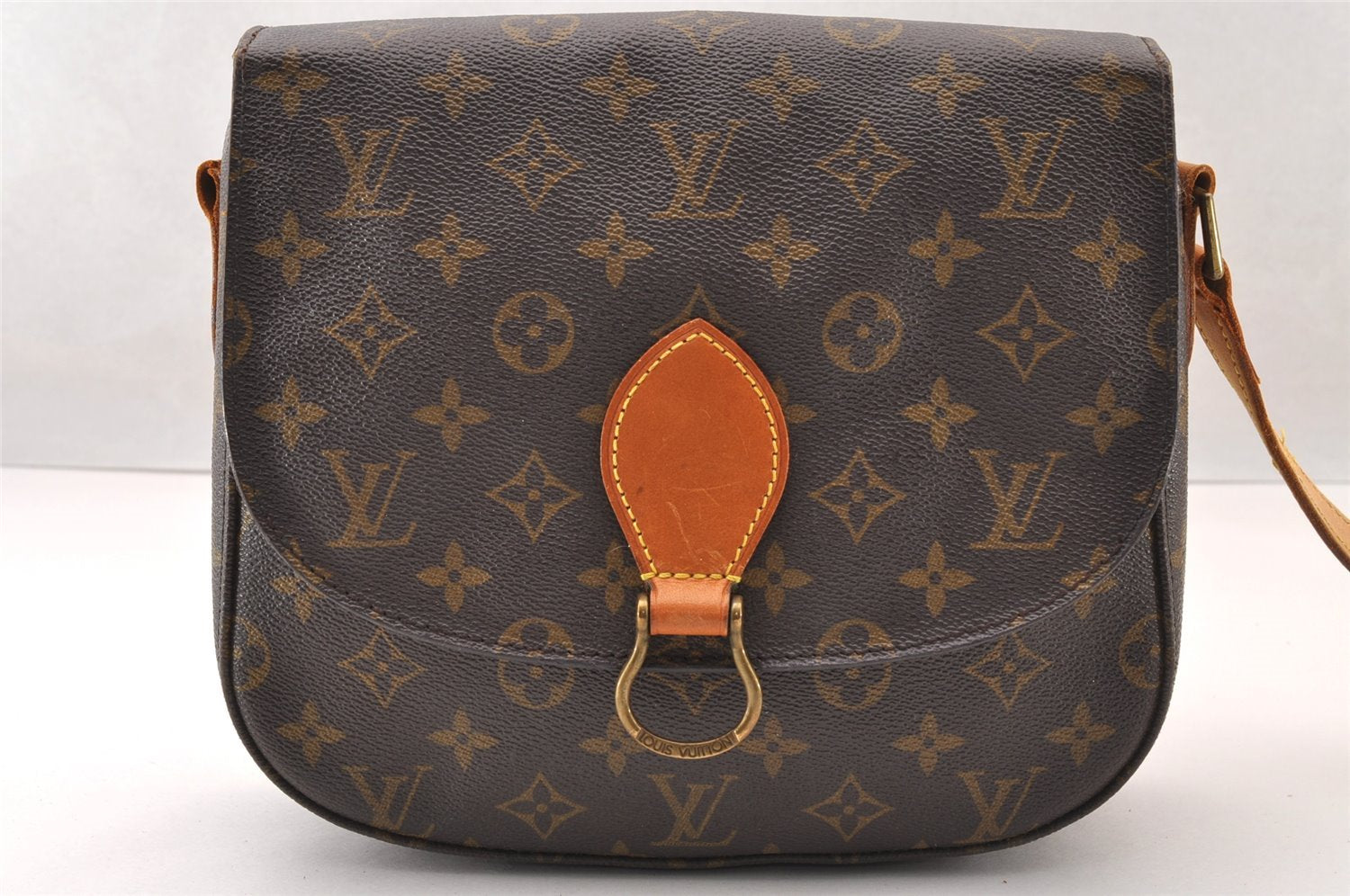 Authentic Louis Vuitton Monogram Saint Cloud GM M51242 Shoulder Bag Junk 4245I