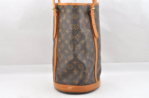 Authentic Louis Vuitton Monogram Bucket GM Shoulder Tote Bag M42236 Junk 4246I