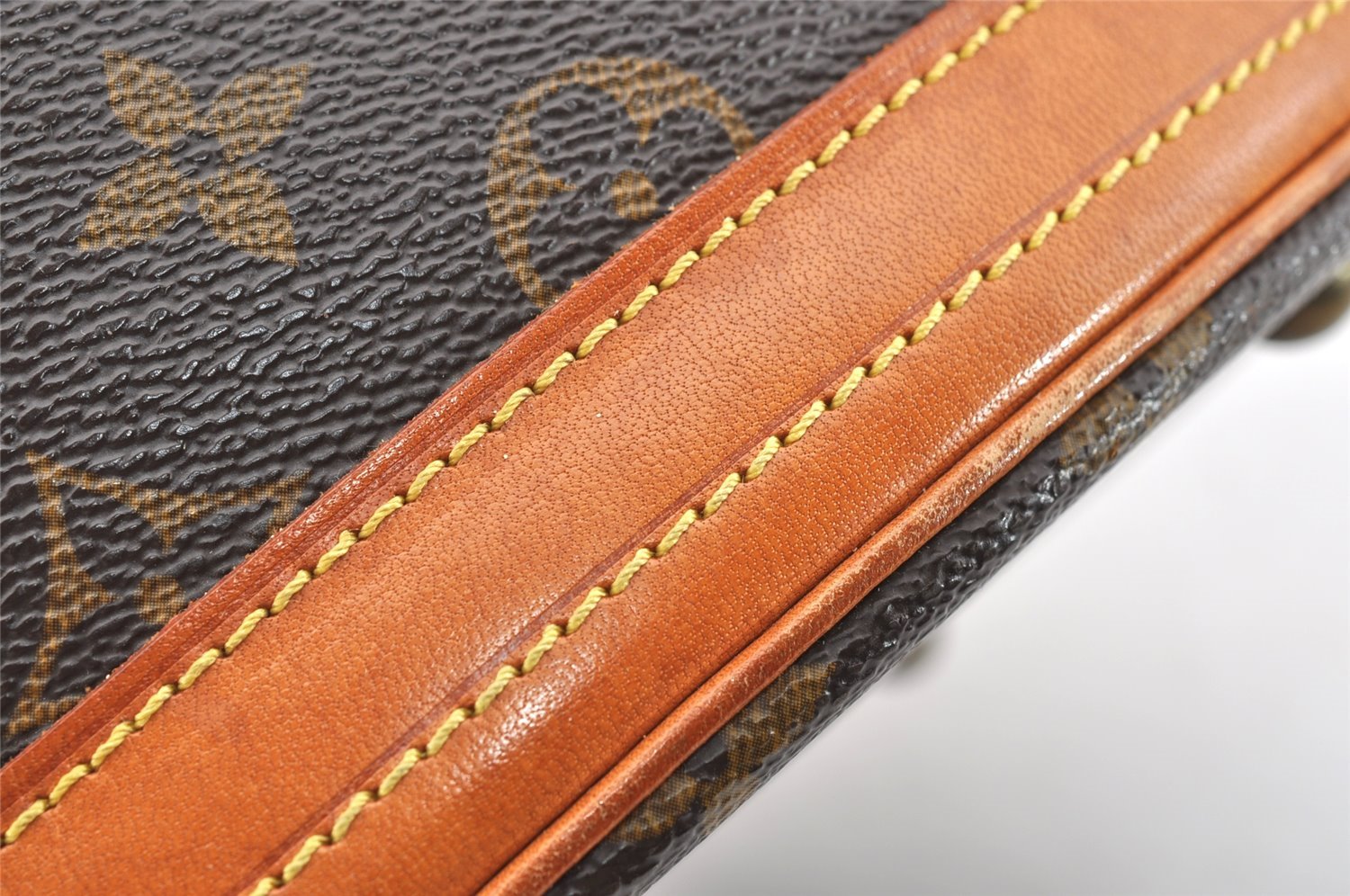 Authentic Louis Vuitton Monogram Bucket GM Shoulder Tote Bag M42236 Junk 4246I