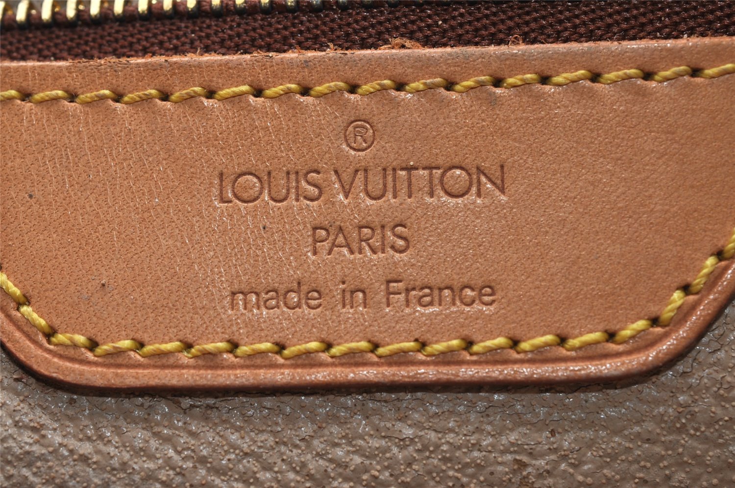 Authentic Louis Vuitton Monogram Bucket GM Shoulder Tote Bag M42236 Junk 4246I