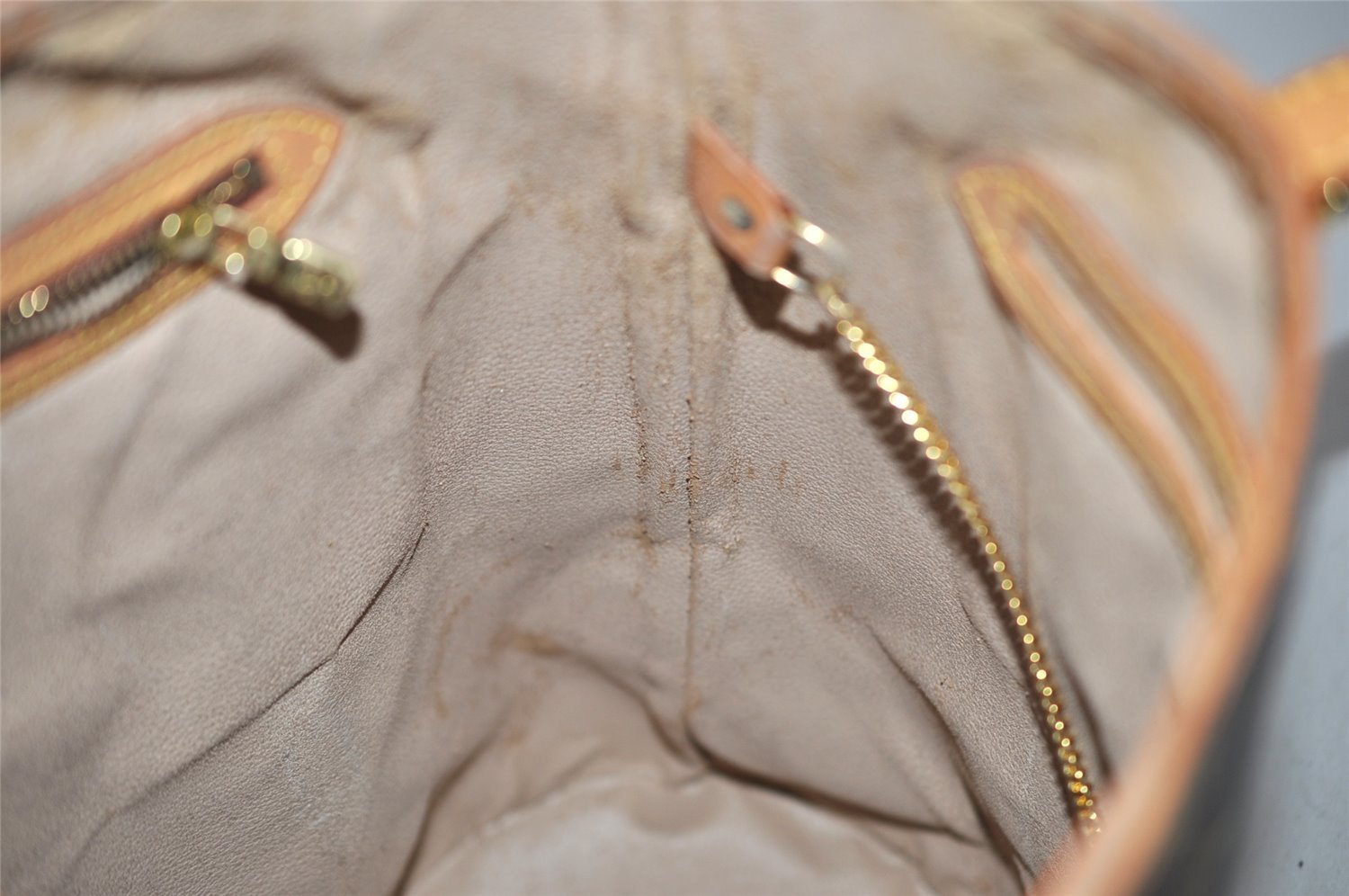 Authentic Louis Vuitton Monogram Bucket GM Shoulder Tote Bag M42236 Junk 4246I