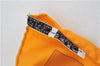 Authentic HERMES Carre 90 Scarf "PLAZA DE TOROS" Silk Yellow Orange 4248E