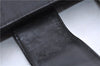 Authentic FENDI Zucca Mamma Baguette Shoulder Tote Bag Nylon Leather Black 4249C