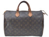 Authentic Louis Vuitton Monogram Speedy 35 Hand Boston Bag M41524 LV 4251D