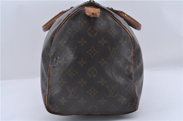 Authentic Louis Vuitton Monogram Speedy 35 Hand Boston Bag M41524 LV 4251D