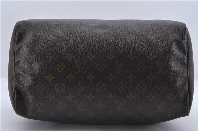 Authentic Louis Vuitton Monogram Speedy 35 Hand Boston Bag M41524 LV 4251D