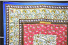 Authentic HERMES Carre 90 Scarf "CHASSE EN INDE" Silk Blue 4251E