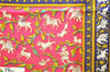 Authentic HERMES Carre 90 Scarf "CHASSE EN INDE" Silk Blue 4251E