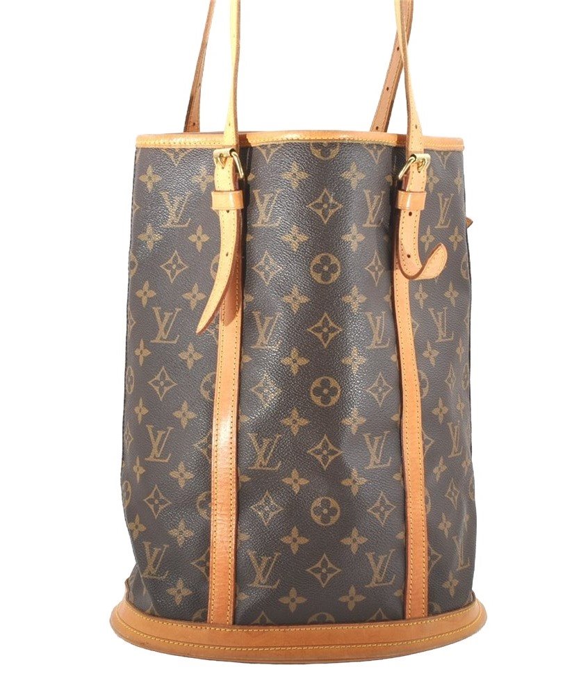 Authentic Louis Vuitton Monogram Bucket GM Shoulder Tote Bag M42236 LV 4251I