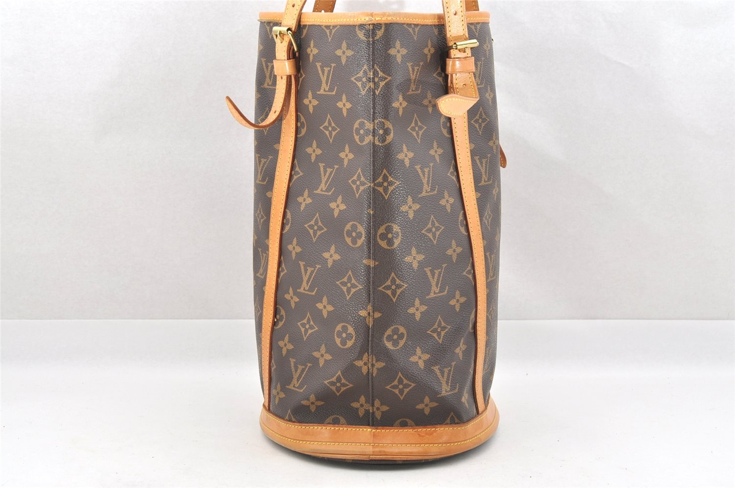 Authentic Louis Vuitton Monogram Bucket GM Shoulder Tote Bag M42236 LV 4251I