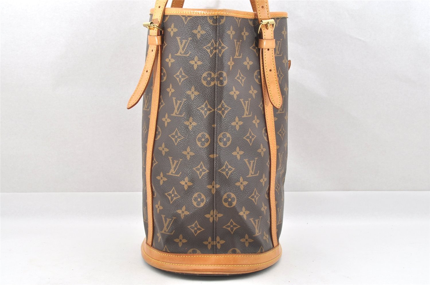 Authentic Louis Vuitton Monogram Bucket GM Shoulder Tote Bag M42236 LV 4251I