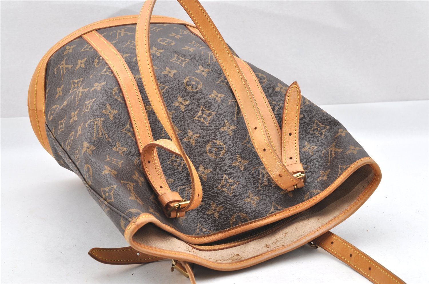Authentic Louis Vuitton Monogram Bucket GM Shoulder Tote Bag M42236 LV 4251I
