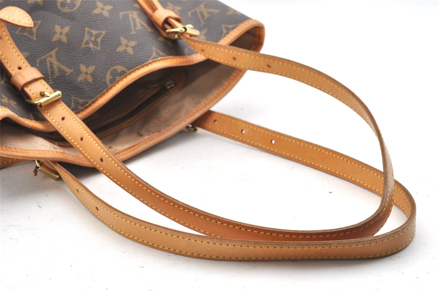 Authentic Louis Vuitton Monogram Bucket GM Shoulder Tote Bag M42236 LV 4251I
