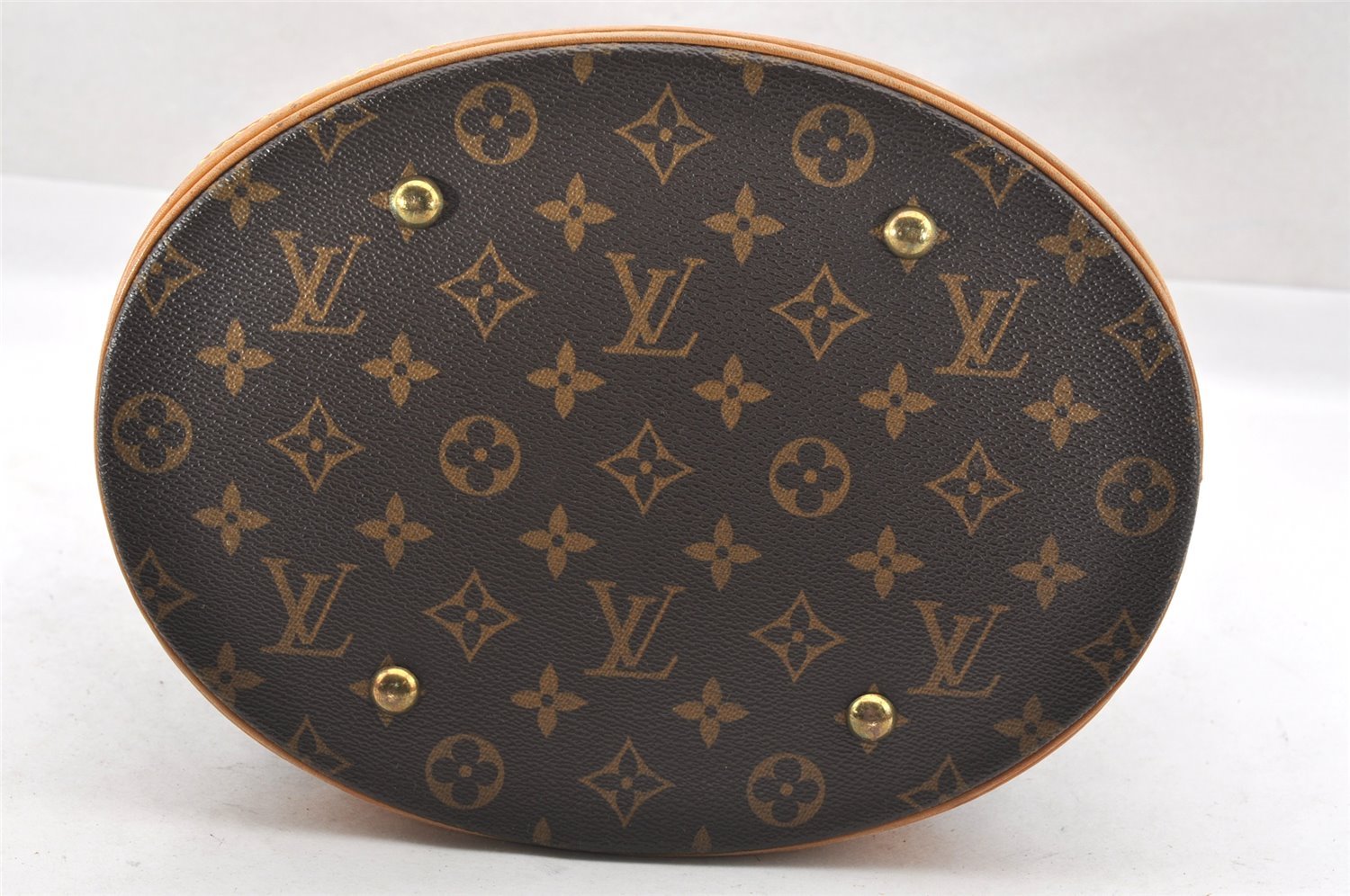 Authentic Louis Vuitton Monogram Bucket GM Shoulder Tote Bag M42236 LV 4251I