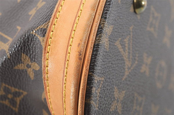 Authentic Louis Vuitton Monogram Bucket GM Shoulder Tote Bag M42236 LV 4251I