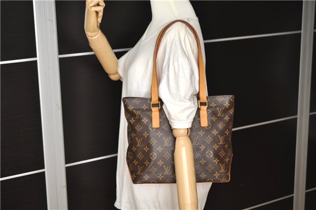 Authentic Louis Vuitton Monogram Cabas Piano Shoulder Tote Bag M51148 LV 4252F