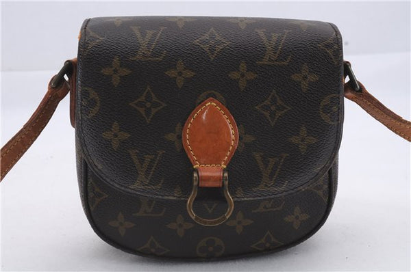 Auth Louis Vuitton Monogram Saint Cloud PM Shoulder Cross Bag M51244 LV 4253D