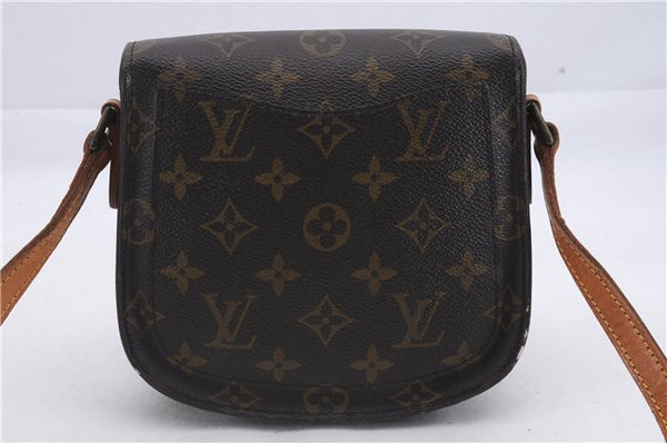 Auth Louis Vuitton Monogram Saint Cloud PM Shoulder Cross Bag M51244 LV 4253D