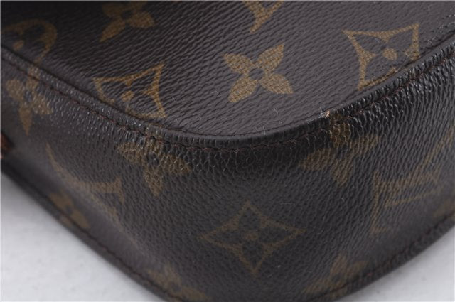 Auth Louis Vuitton Monogram Saint Cloud PM Shoulder Cross Bag M51244 LV 4253D