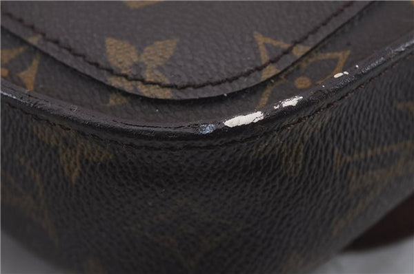Auth Louis Vuitton Monogram Saint Cloud PM Shoulder Cross Bag M51244 LV 4253D
