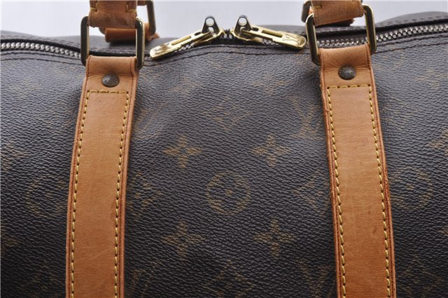 Authentic Louis Vuitton Monogram Keepall 45 Travel Boston Bag M41428 LV 4253F