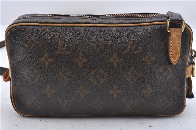 Auth Louis Vuitton Monogram Marly Bandouliere Shoulder Cross Bag M51828 LV 4255D
