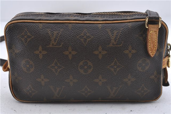 Auth Louis Vuitton Monogram Marly Bandouliere Shoulder Cross Bag M51828 LV 4255D