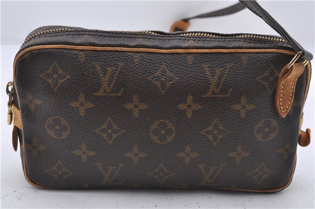 Auth Louis Vuitton Monogram Marly Bandouliere Shoulder Cross Bag M51828 LV 4255D