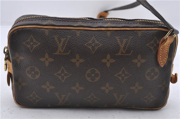 Auth Louis Vuitton Monogram Marly Bandouliere Shoulder Cross Bag M51828 LV 4255D