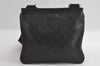 Authentic GUCCI GG Imprime Shoulder Cross Bag GG PVC Leather 201538 Black 4256I