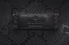 Authentic GUCCI GG Imprime Shoulder Cross Bag GG PVC Leather 201538 Black 4256I