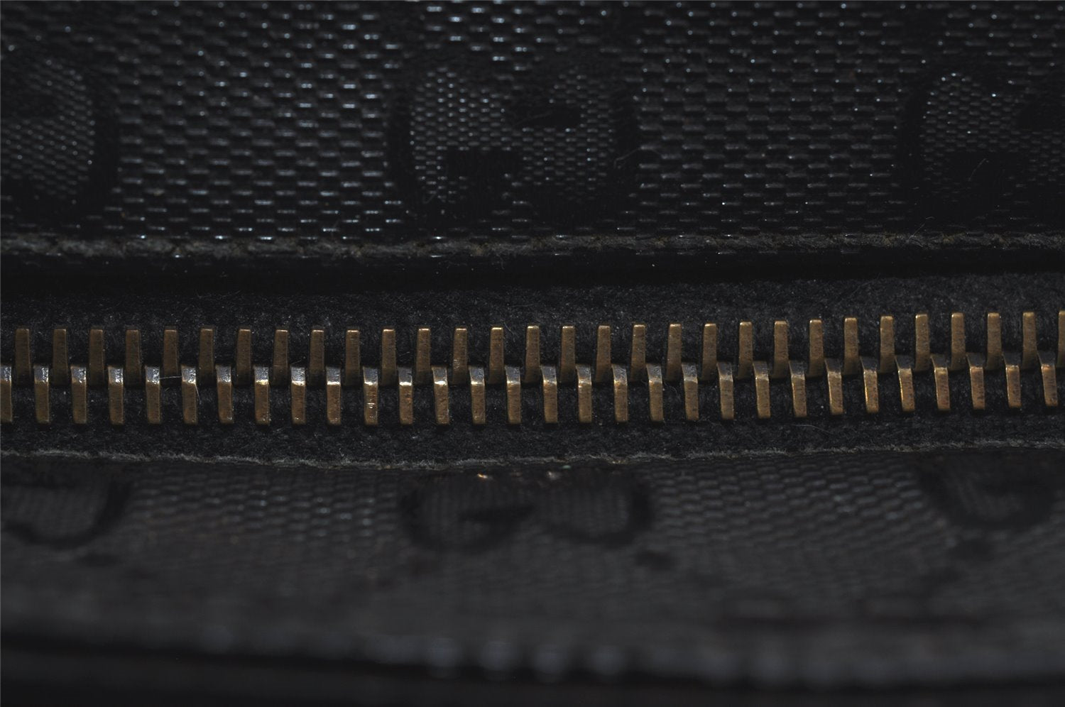 Authentic GUCCI GG Imprime Shoulder Cross Bag GG PVC Leather 201538 Black 4256I