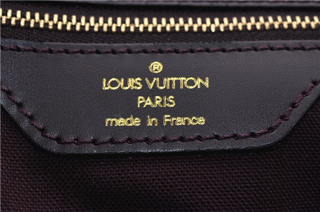 Authentic Louis Vuitton Taiga Dersou Shoulder Cross Bag Purple M30166 LV 4258F