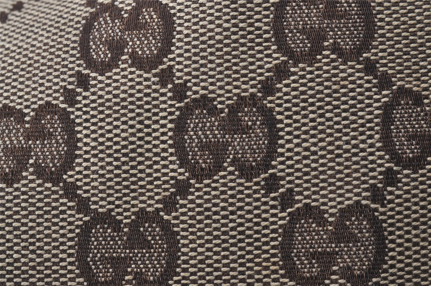 Authentic GUCCI Abbey Shoulder Tote Bag GG Canvas Leather 130736 Brown 4258I