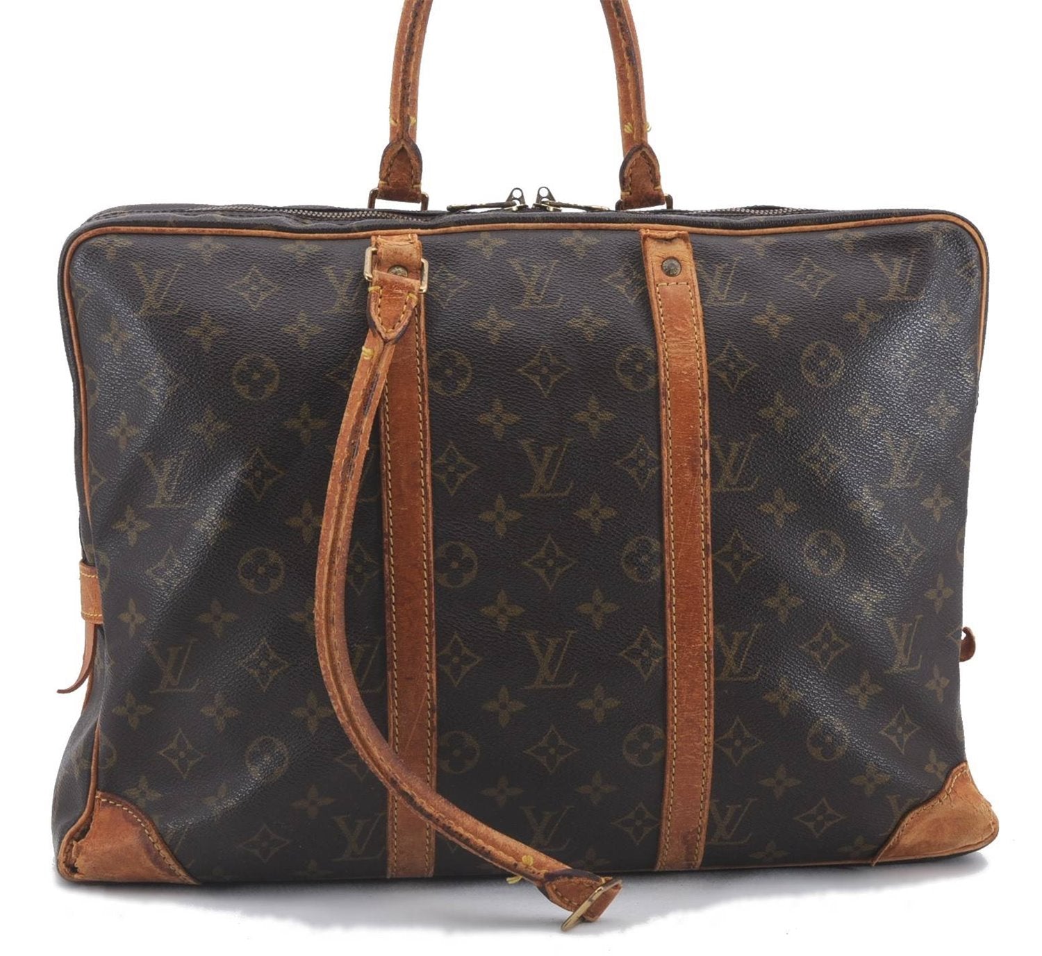 Auth Louis Vuitton Monogram Porte Documents Voyage Briefcase M53361 Junk 4259D