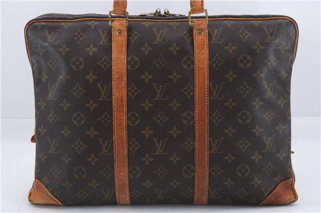 Auth Louis Vuitton Monogram Porte Documents Voyage Briefcase M53361 Junk 4259D