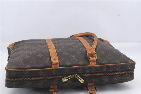 Auth Louis Vuitton Monogram Porte Documents Voyage Briefcase M53361 Junk 4259D