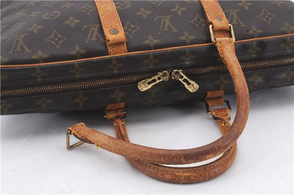 Auth Louis Vuitton Monogram Porte Documents Voyage Briefcase M53361 Junk 4259D